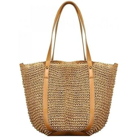 Women's Handwoven Straw Crossbody Bag