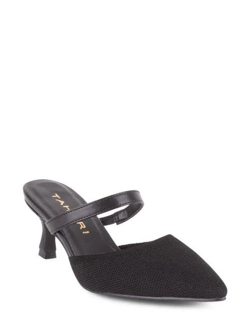 Tahari Women's Fuji Pointed Toe Kitten Heel Mules
