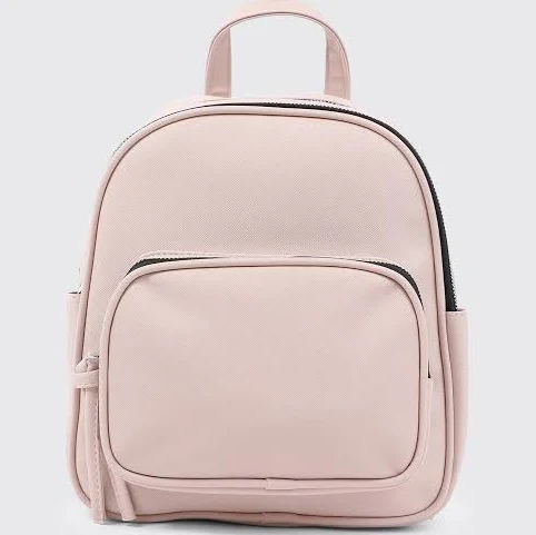 Ardene Women's Faux Leather Backpack in Light Pink
