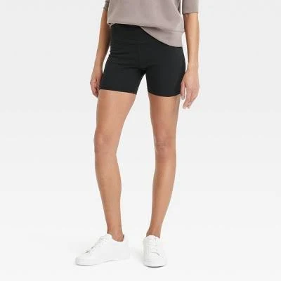 A New Day Women's High-Rise Cotton Bike Shorts