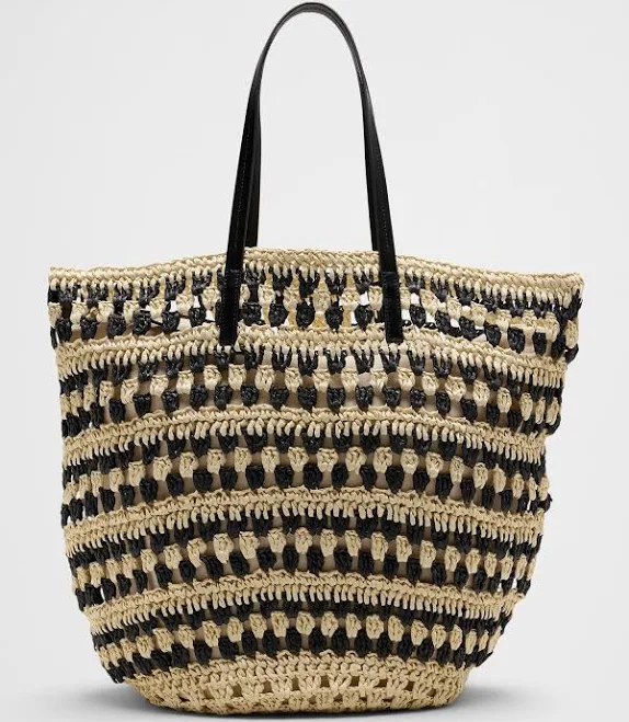 Women's Straw Market Tote