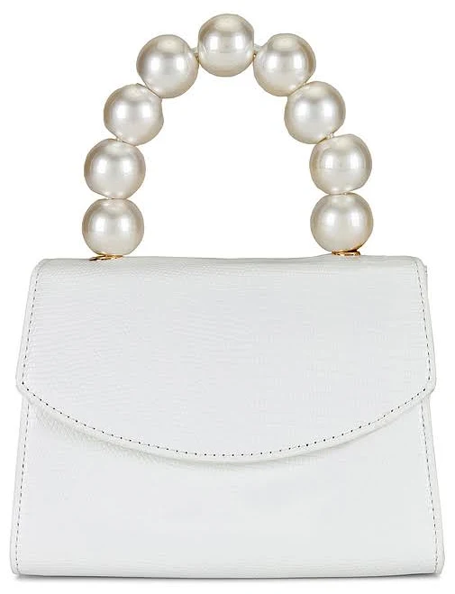 Olga Berg Peta Pearl Handle Bag