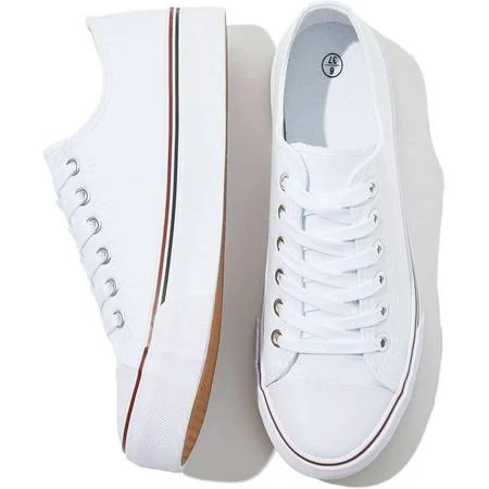 Classic Fashion Low-top Lace-Up Canvas Sneakers