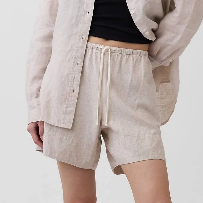 Gap Women's Linen-Blend Easy Shorts