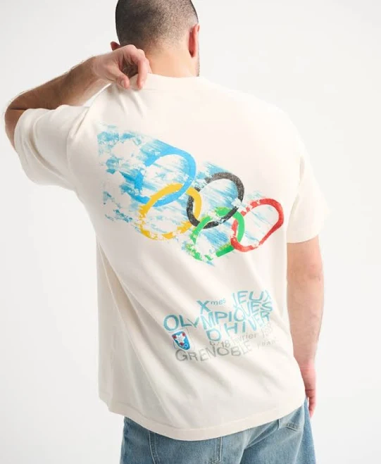 Abercrombie & Fitch Men's Olympics Vintage-Inspired Graphic Tee