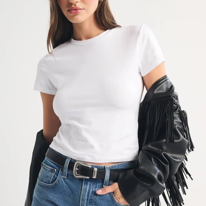 Abercrombie & Fitch Women's Essential Baby Tee