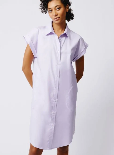 Hedy Cap Sleeve Shirt Dress