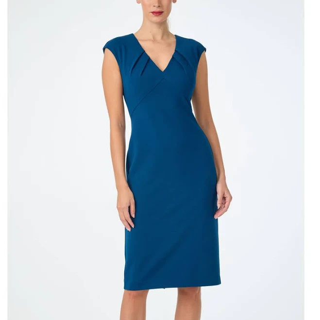 Trina Turk Women's Vibrant V-Neck Sheath Dress