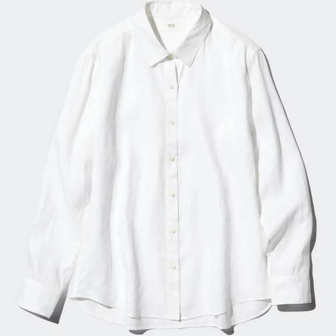 UNIQLO Women's Premium Linen Shirt