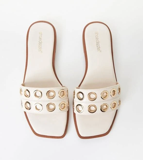 ShoeDazzle Lani Flat Slide Sandal