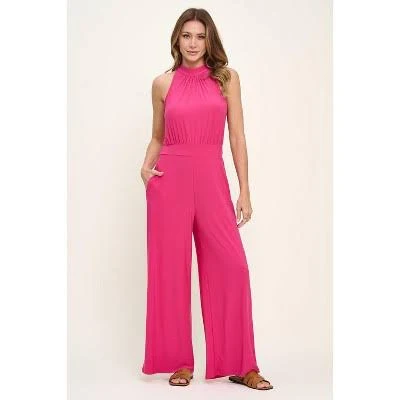 West K Women's Nina Halter Neck Jumpsuit