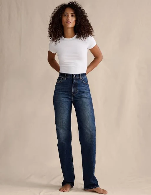 Banana Republic Women's High-Rise 90s Straight Jean