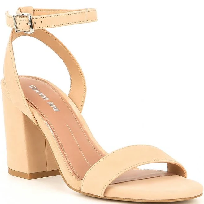 Gianni Bini Arleena Suede Block Heel Sandals