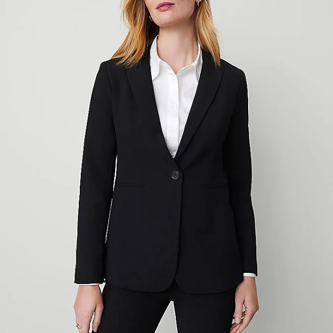 Ann Taylor Women's Long Bi-Stretch Blazer