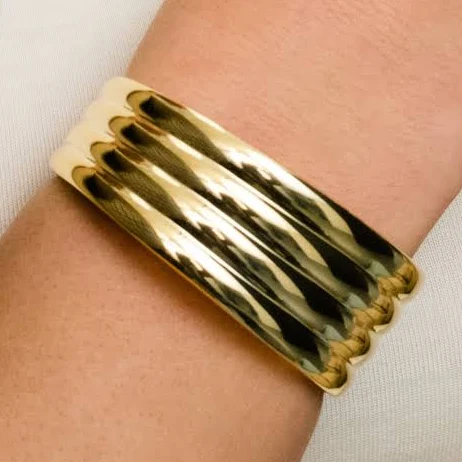 Uncommon James Lola Statement Cuff Bracelet in Gold