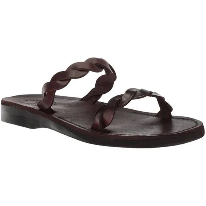 Jerusalem Sandals Women's Joanna Braided Leather Sandals