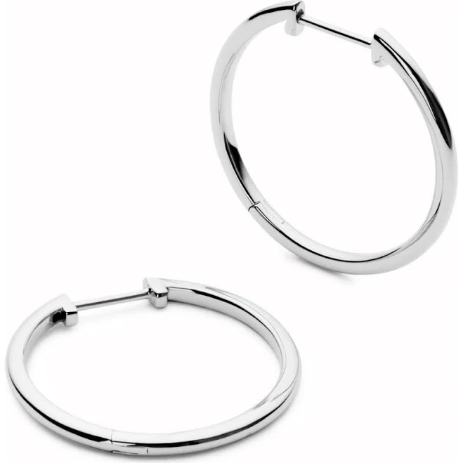 Ana Luisa Medium Slim Endless Hoops