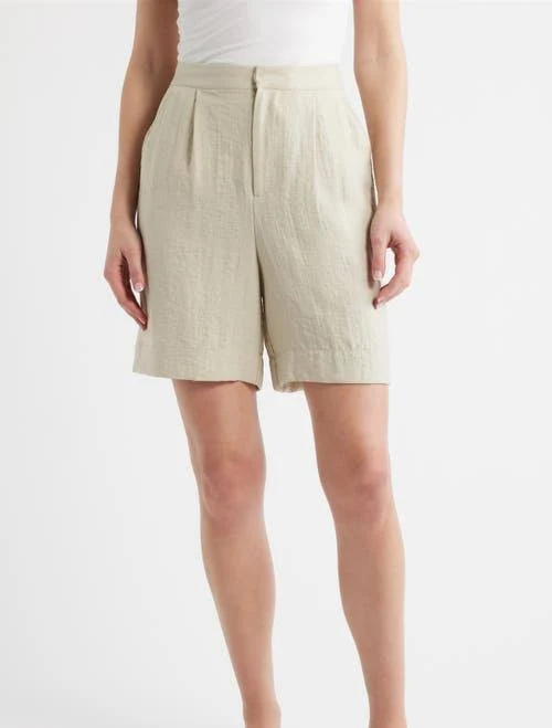 City Blues Women's Pleat Front Bermuda Shorts