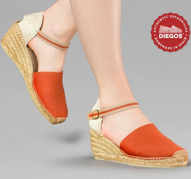 Women's Carmen Ankle-Strap Espadrille High Wedge Heel Shoes