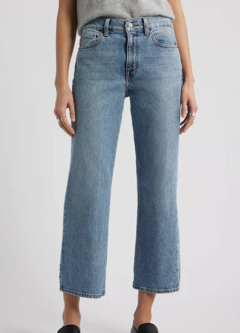 Nordstrom High Waist Crop Jeans
