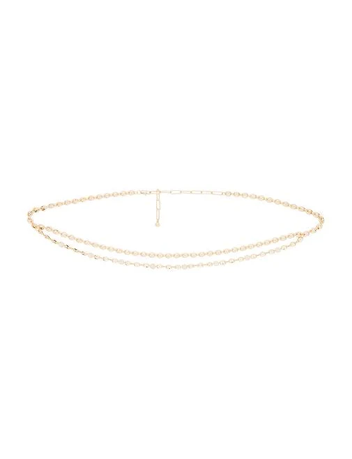 Ettika Women's Metallic Sun Sparkle Chain Belt