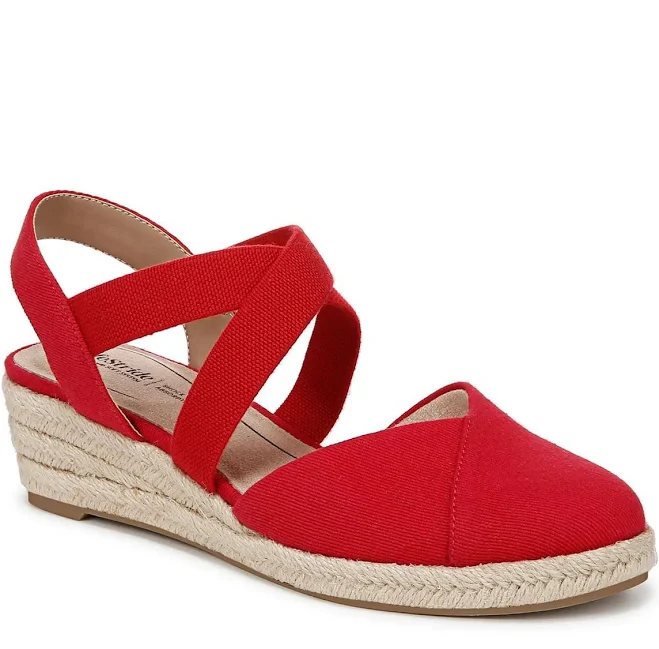 LifeStride Women's Kimball Espadrille Wedge Sandals
