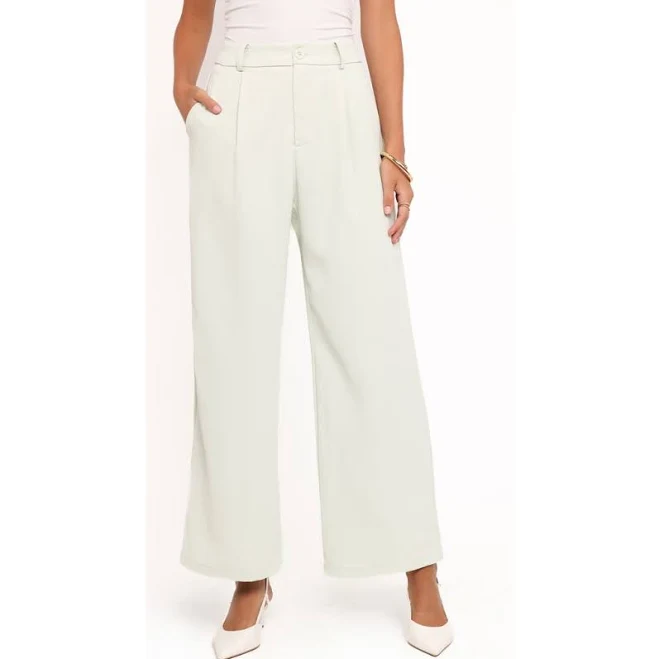 Petal & Pup Women's Lia High-Waist Wide-Leg Pants