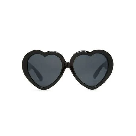 Gravity Shades Oversized Heart Shaped Sunglasses