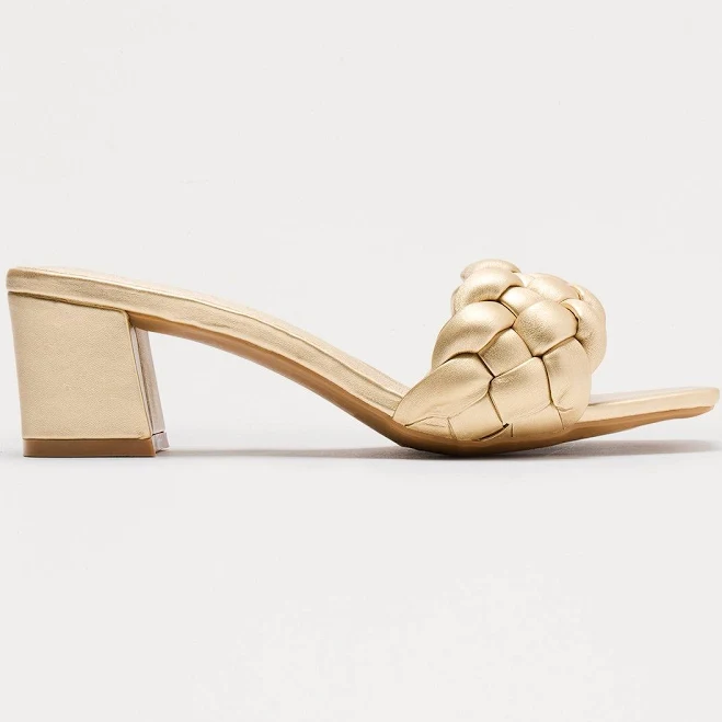 Zueco Women's Aya Braided Strap Mules