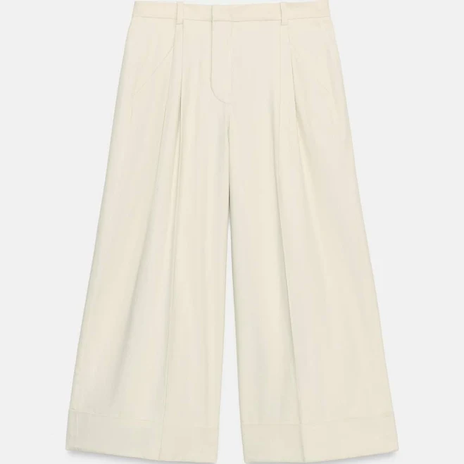 Zara Pleated Linen Pants