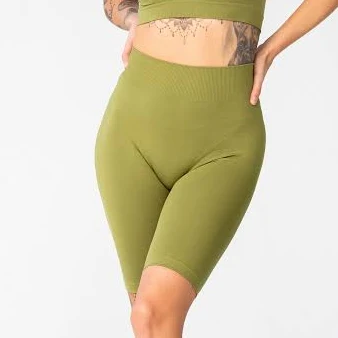 Women's Seamless High-Waisted Biker Shorts