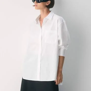 Aritzia Women's Babaton Outro Oversized Poplin Shirt