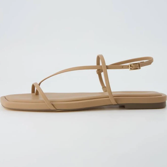 Cushionaire Women's Glory Strappy Flat Sandal