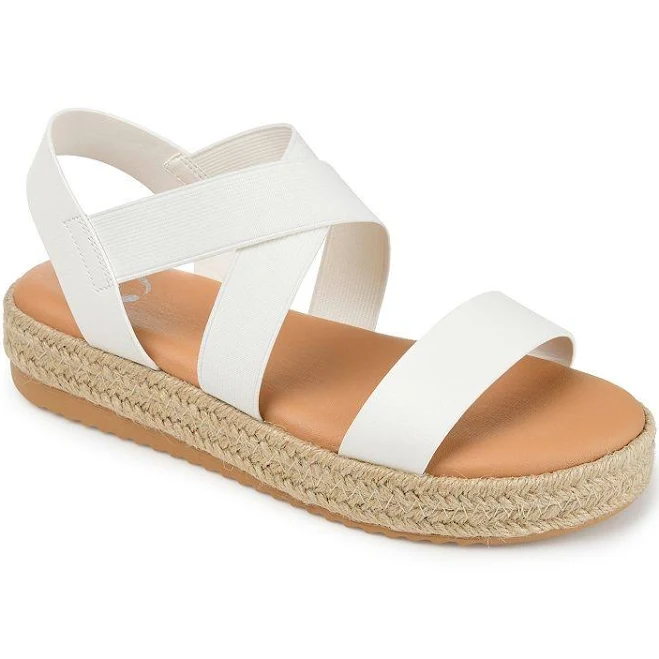 JOURNEE Collection Caroline Platform Espadrille Sandals