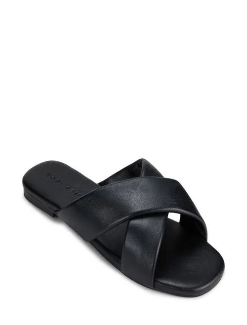 Yosi Samra Women's Delancey Leather Slide Sandals