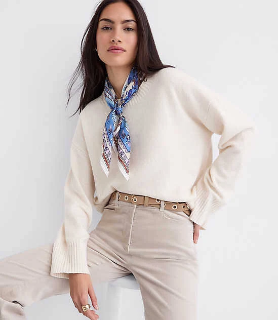 Loft Women's Petite Relaxed Everyday Sweater