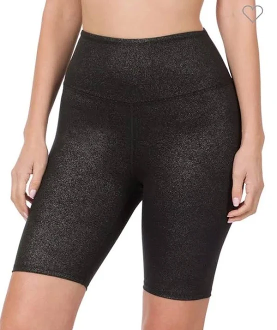 Glitter Biker Shorts