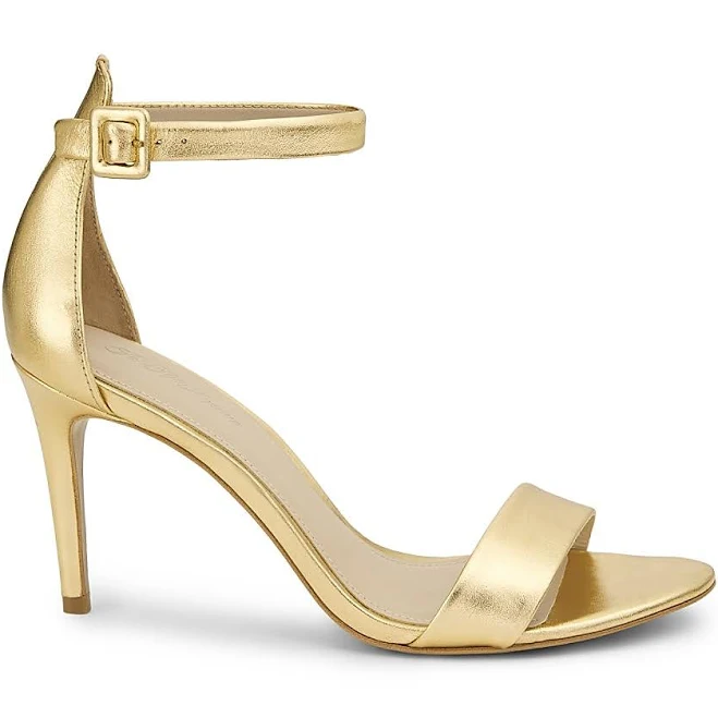 Saks Fifth Avenue Women's Metallic Leather High-Heel Sandals