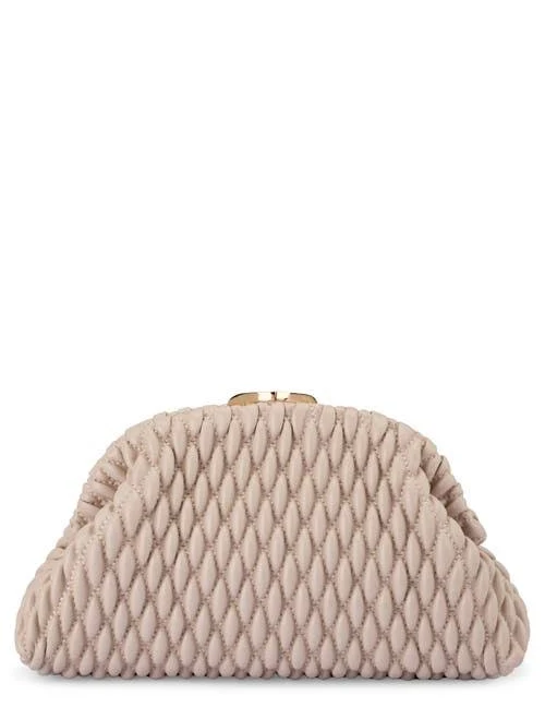 Olga Berg Paige Textured Clutch