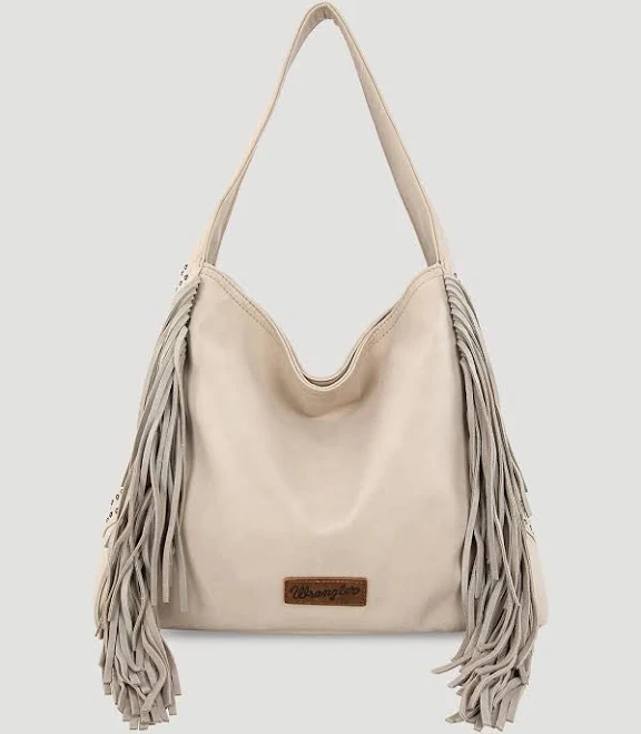 Wrangler Boho Fringe Suede Bag