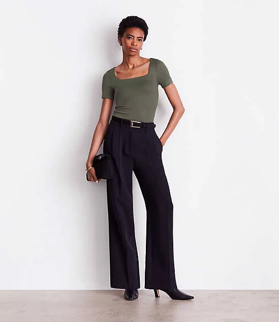 Loft Women's Versa Crepe Drape Pants