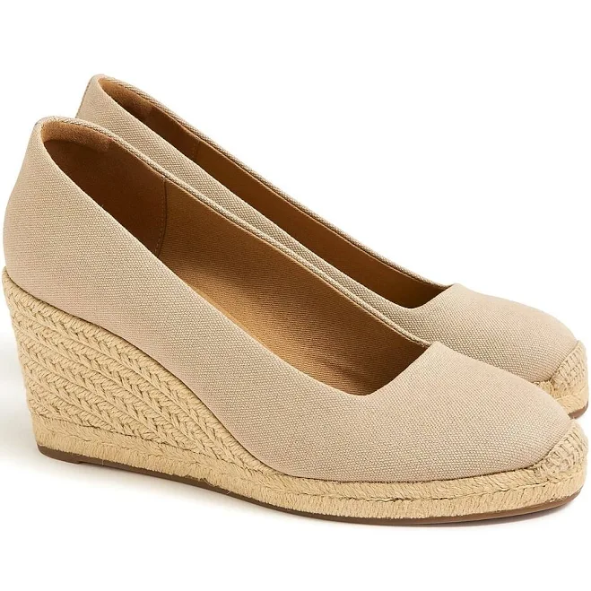 J.Crew Women's Canvas Espadrille Wedge
