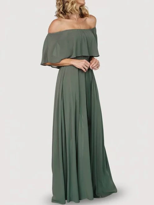 Baltic Born Women's Victoria Off Shoulder Maxi Dress