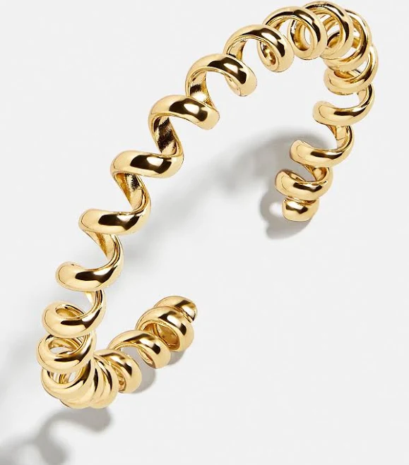 BaubleBar 18K Gold Cece Cuff Bracelet