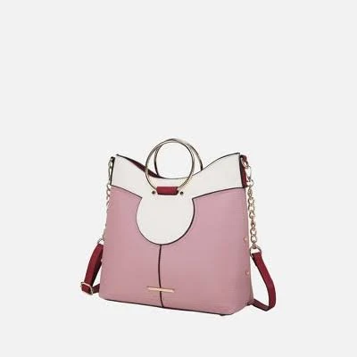 MKF Collection Kylie Women's Top Handle Satchel Handbag Vegan Leather by Mia K