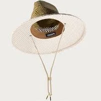 Hemlock Hat Co Tristan Lifeguard UPF 50+ Straw Sun Hat