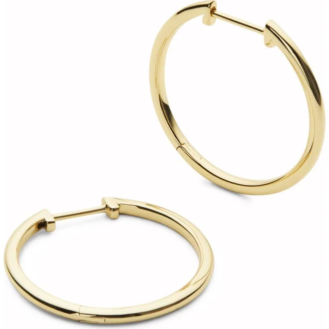 Ana Luisa Lo Medium Slim Endless Hoop Earrings
