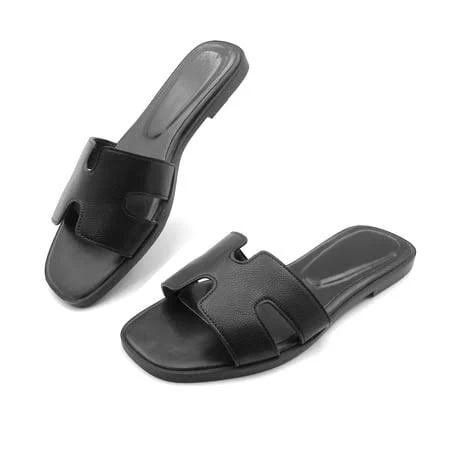 Glaze Women's Slip-On Flat Sandals with One Band