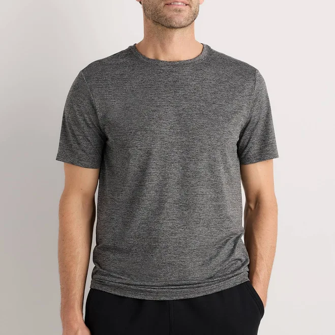 Flowknit Breeze Performance Tee in Charcoal