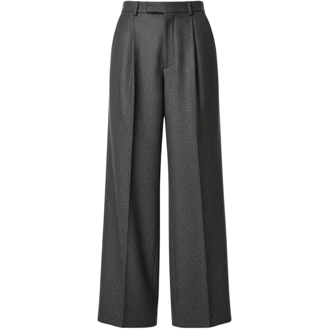 Tailory New York Women's High-Waisted Wide-Leg Trousers